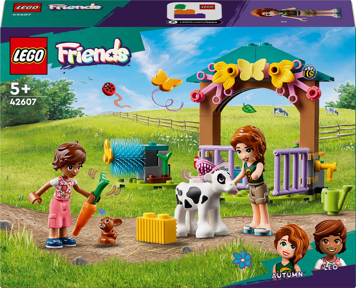 LEGO Friends 42607 Autumns Schuur met Kalfje