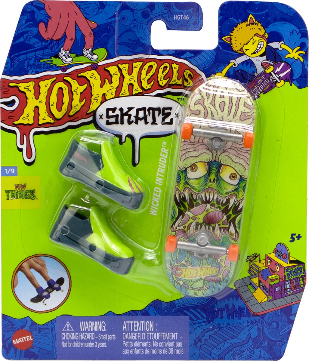 Hot Wheels SKATE WICKED INTRUDER Board