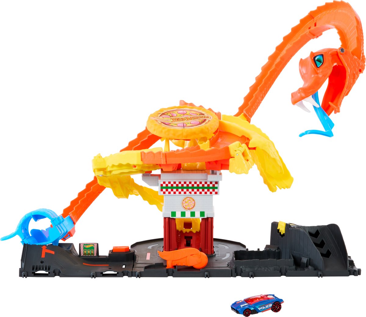 Hot Wheels city pizza slam cobra attack