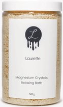Laurette - Energizing Badzout - 500g - Grapefruit Essentiële Olie - Vegan - 100% Biologisch