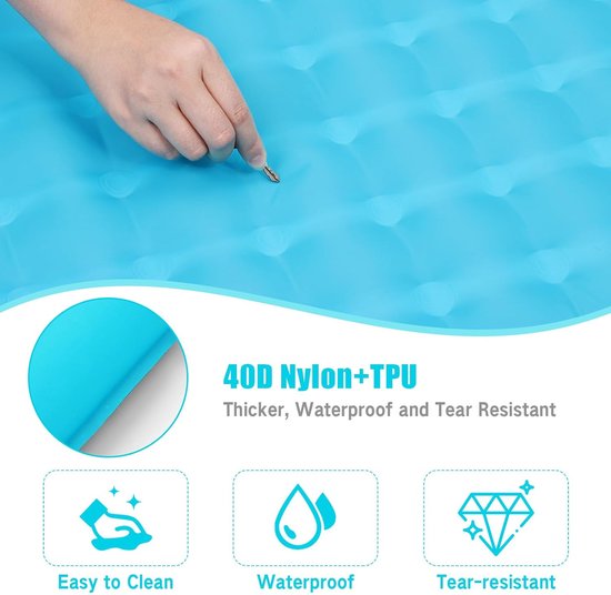 Glovios Camping Sleeping Mat Self-Inflating with Foot Press Pump van Glovios — afbeelding 4