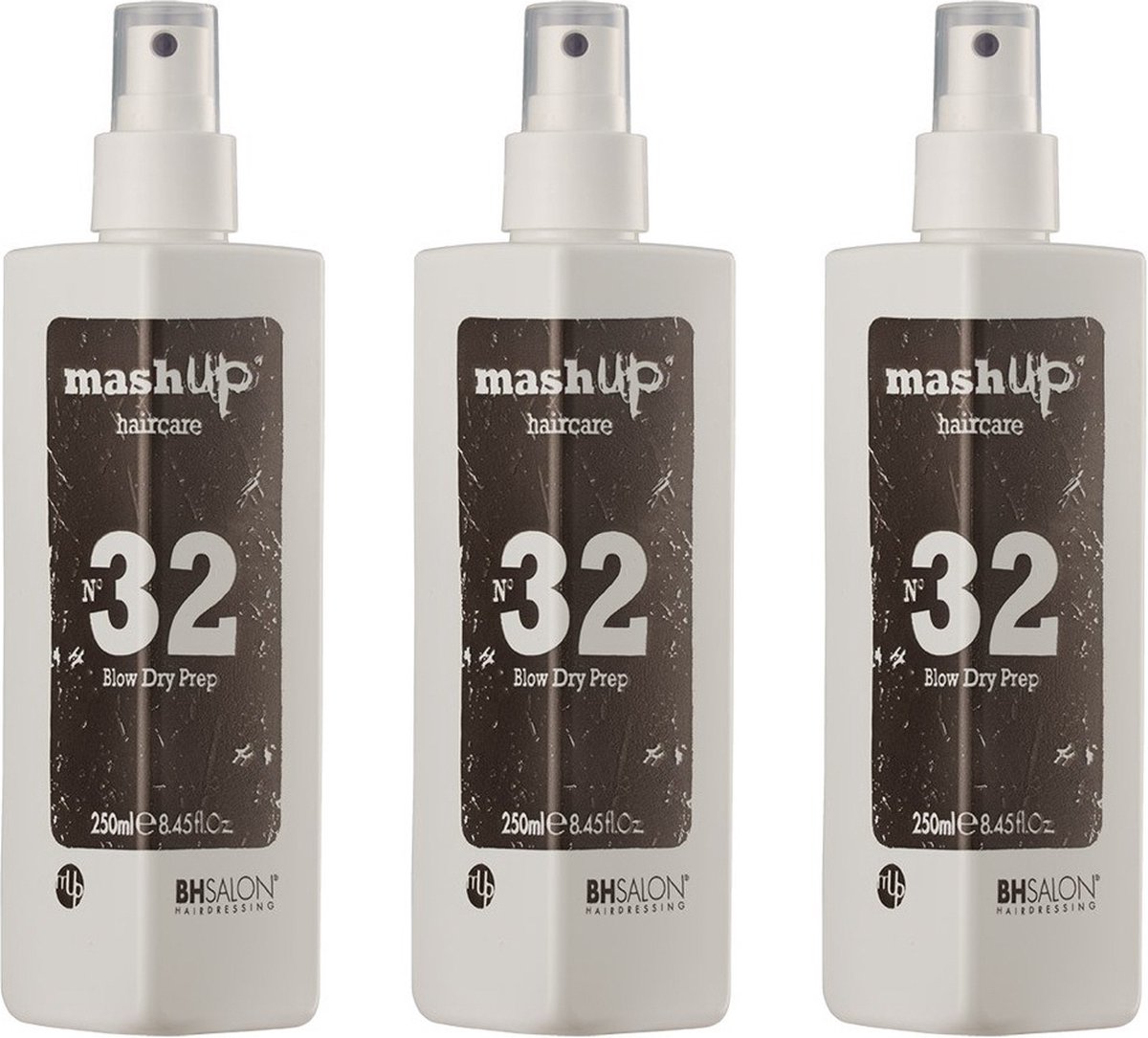 mashUp haircare N° 32 Blow Dry Pep 250ml - 3 stuks