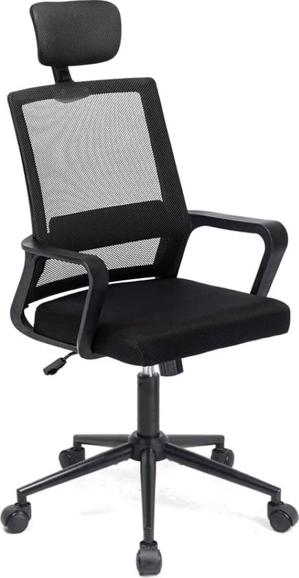 Design bureaustoel Brenton mesh, hoge rugleuning | 365Bur