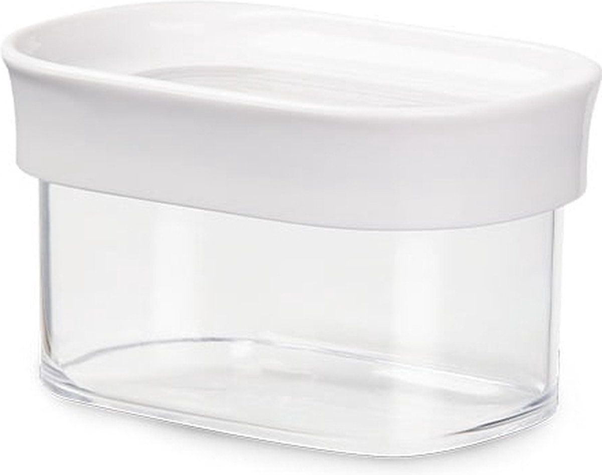 EMSA Optima Rechthoekig Container 0,18 l Transparant, Wit 1 stuk(s)