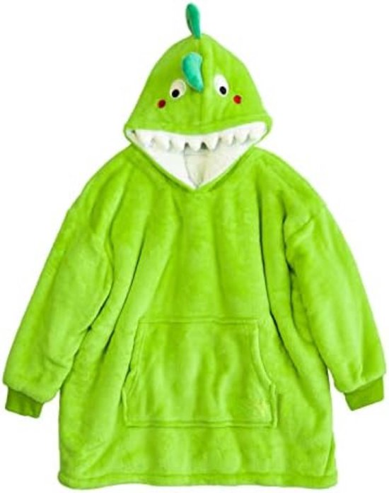 Shamdon Home Collection Oversized hoodie-deken voor kinderen, sweatshirt met mouwen en zakken, flanel, knuffeltrui voor meisjes, jongens, tieners, Avocado., M/3XL Shamdon Home Collection Oversized hoodie-deken voor kinderen, sweatshirt met mouwen en zakken, flanel, knuffeltrui voor meisjes, jongens, tieners, Avocado., M/3XL