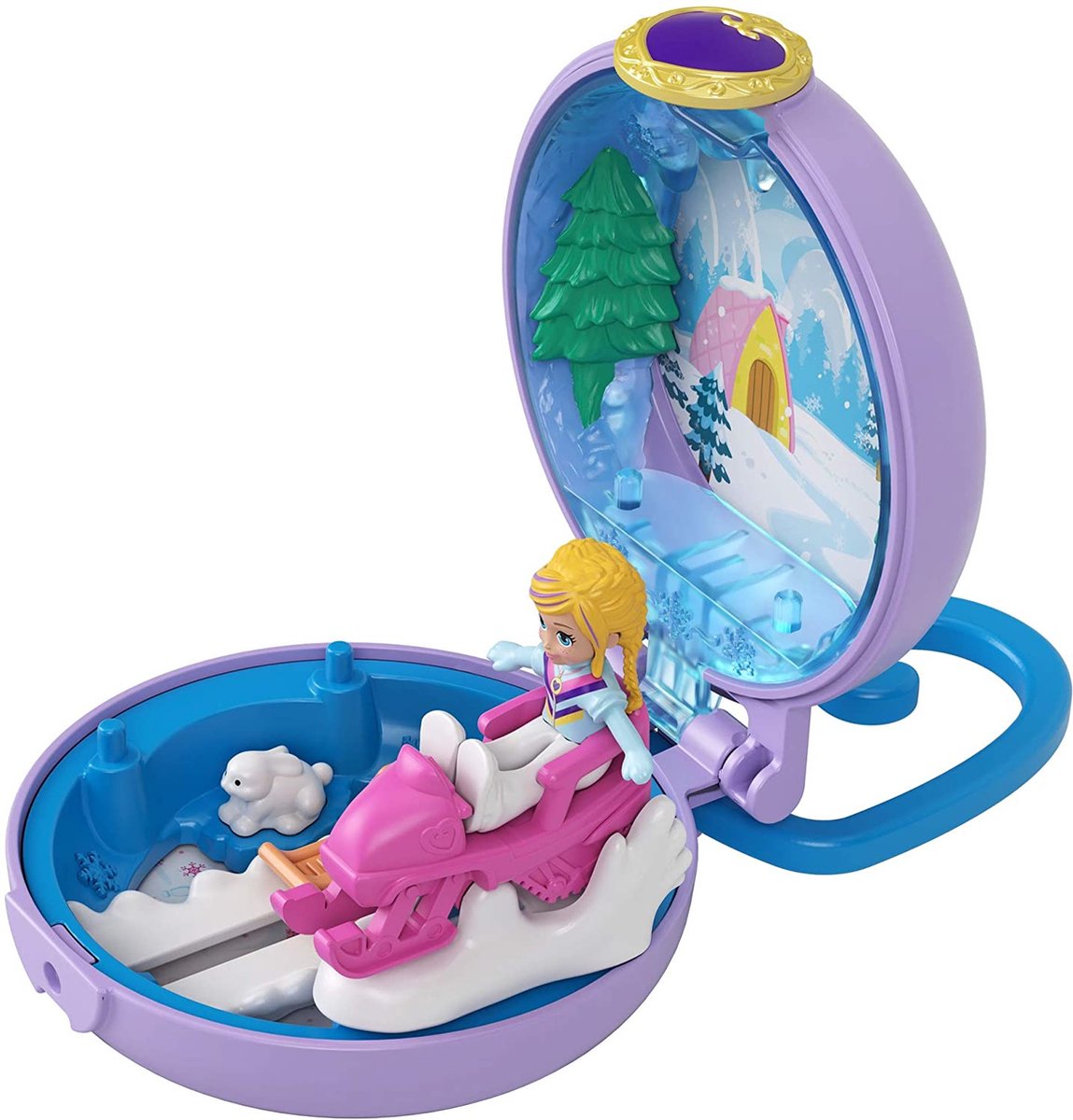 Polly Pocket Tiny Compact Polly Skihuisje