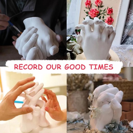 Handafdrukset,Handen Casting Kit,3D Hand Molding Kit allinone Hand