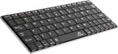 Mini Keyboard Wireless Universeel Draadloos Bluetooth - Kleine Toetsenbord Geschikt voor: Smart TV Box / Tablet / Computer Laptop (Windows) PC / Apple Mac / iPad / Samsung / iPhone / Macbook / iMac / Android - zwart