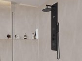 Shower & Design Douchekolom met massagestralen JUBIDA - zwart - 20*130 cm L 20 cm x H 130 cm x D 39 cm