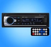 Autoradio pour toutes les voitures avec Bluetooth Fonctionnalités USB, Aux et mains libres -Télécommande et microphone intégré - Radio Single Din
