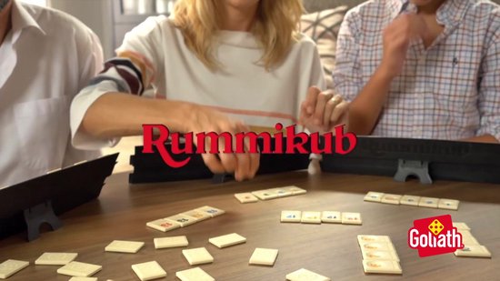 Rummikub Word - Gioco Da Tavolo Con Lettere - Versione Multilingue (Spagnolo/Olandese) - Da 2 A 4 Giocatori - Bambini 7+