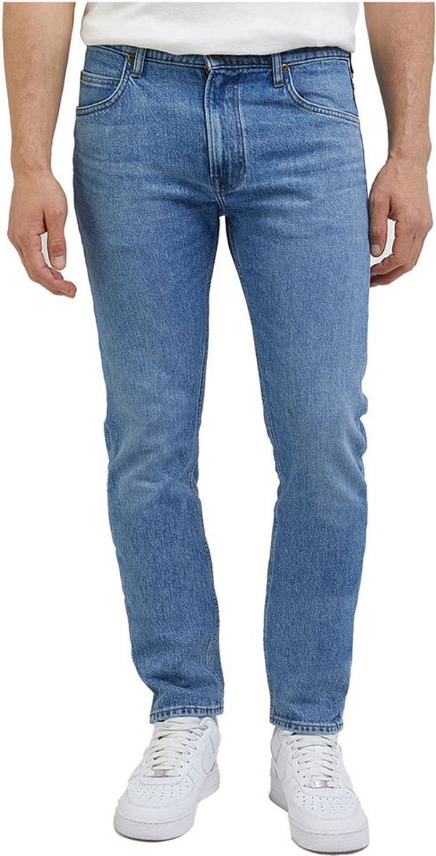 Lee Rider Slim Fit Jeans 38 34 Man Blauw