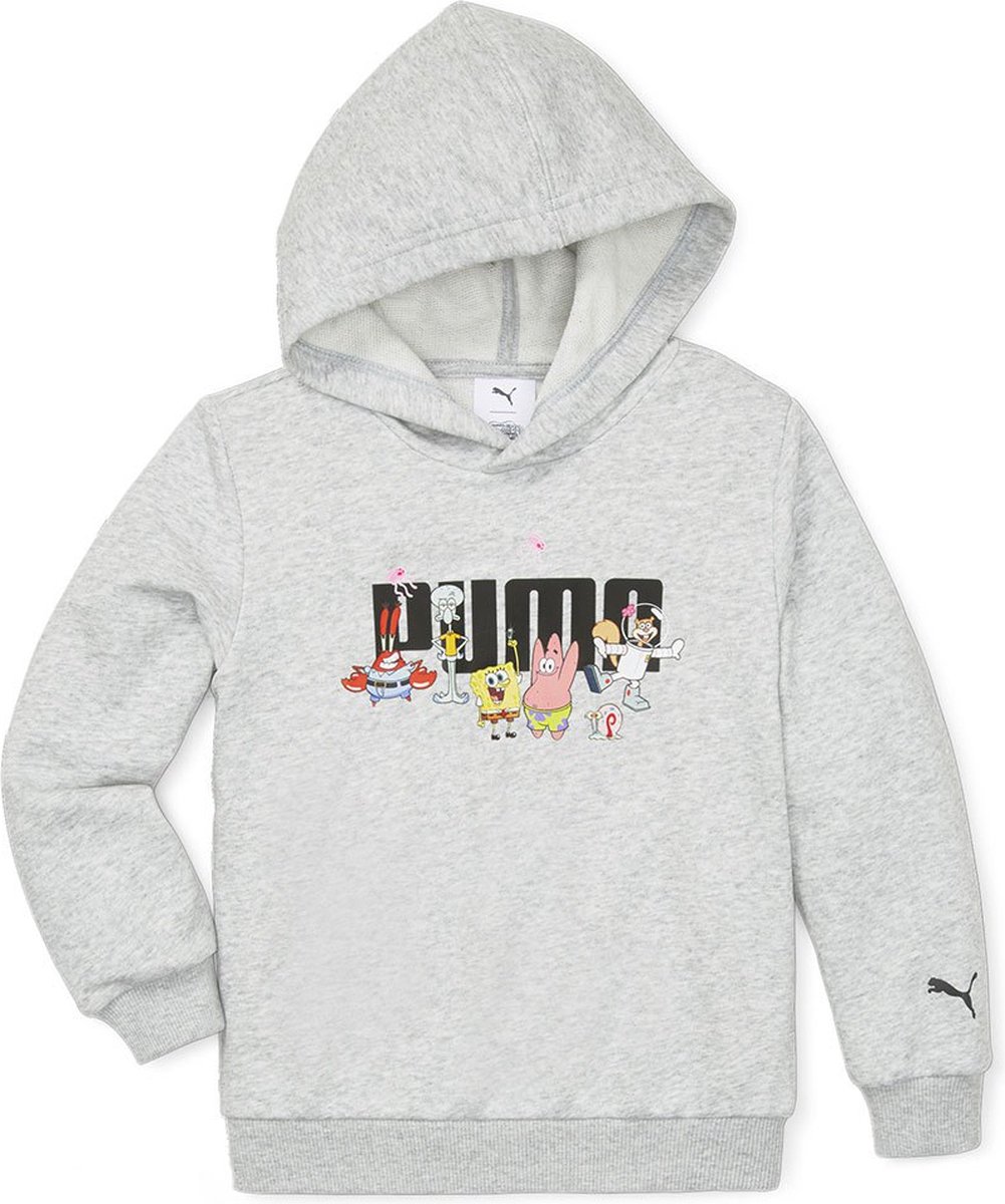 Puma X Spongebob Hoodie Jongen Grijs