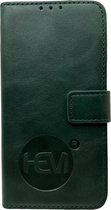 HEM hoes geschikt voor Samsung S23 Plus - Moss Green Leren Portemonnee Hoesje - Lederen Wallet Case TPU - Book Case - Flip Cover - Boek - 360º beschermend Telefoonhoesje