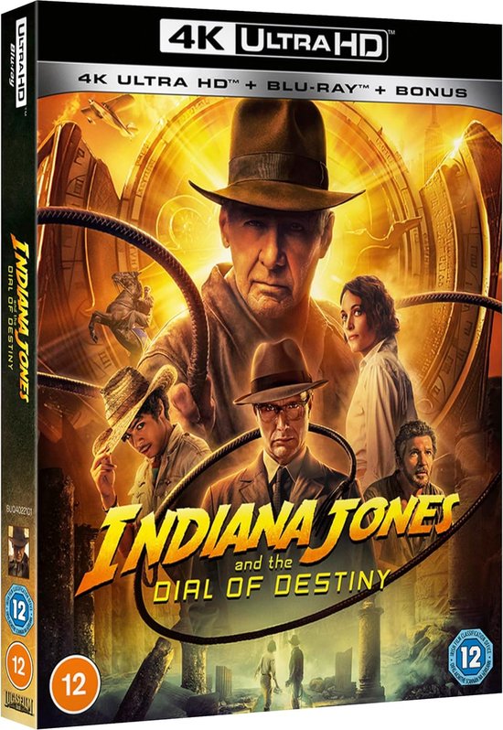 Indiana Jones and The Dial Of Destiny - 4K UHD + blu-ray - Import zonder NL
