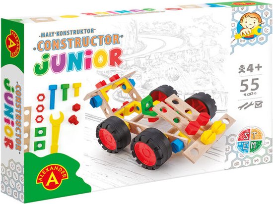 Constructor Junior – Do it yourself construction sets - Race auto - 55dlg.