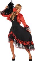 Spaanse Carmen - Kostuum - Maat 48 - Zwart