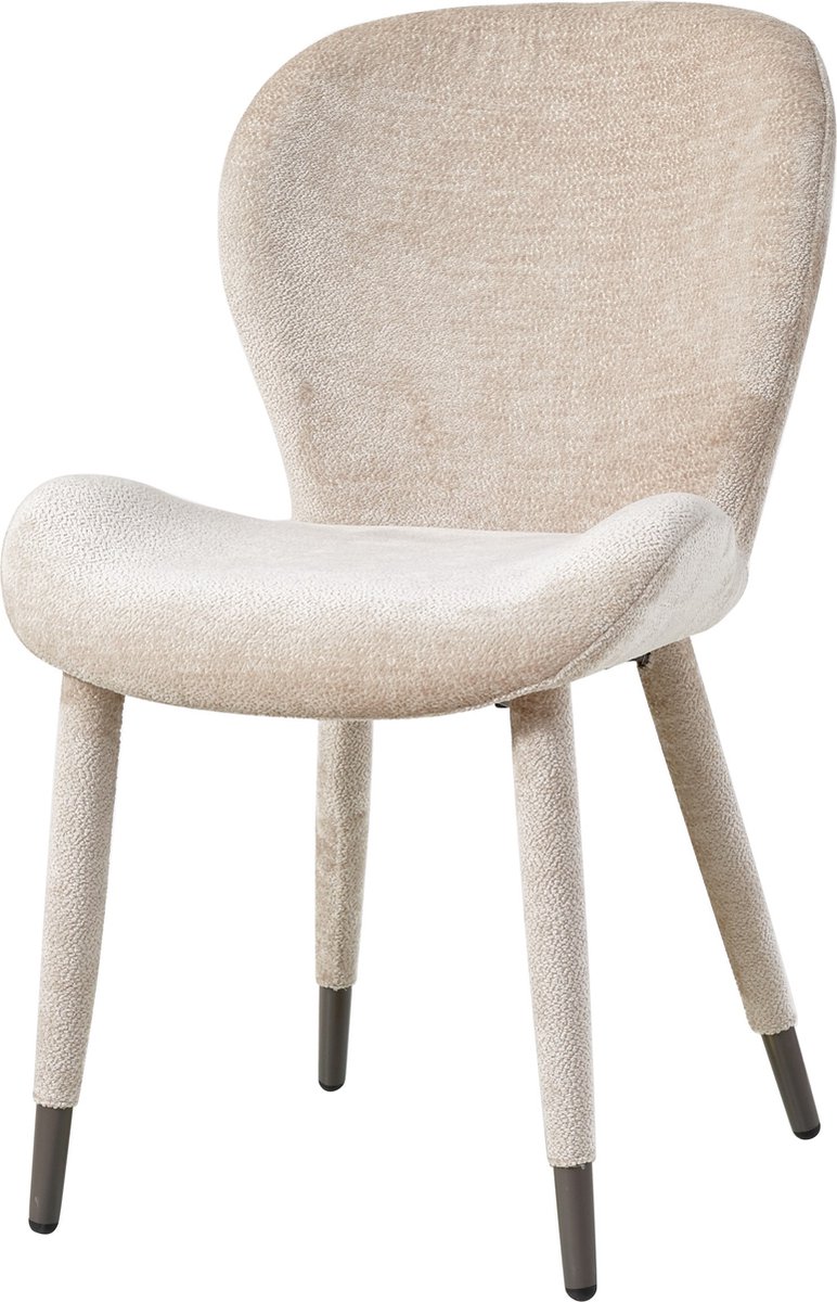 PTMD Eetkamerstoel Thor - Beige - 62x52x87cm