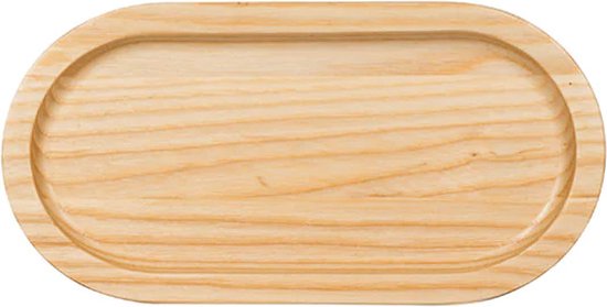 Loveramics ER-GO! System - Oval Wood Platter (S) 22cm (Natural)