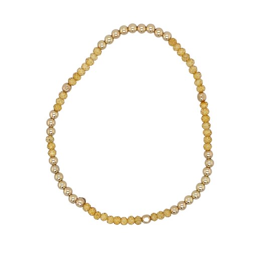 10:10 Armband met veelkleurige natuurlijke agaat, kralen van roestvrij staal, zeer robuuste armband, gemaakt in Italië, 21 cm, Roestvrij staal Steen
