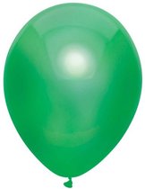 Ballonnen metallic donkergroen - 30 cm - 50 stuks