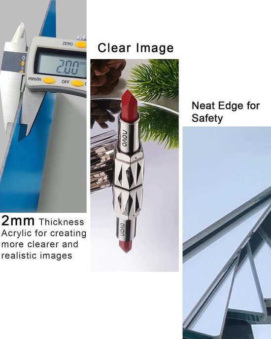 4 stuks zelfklevende spiegels, 30 x 20 cm, acrylspiegel voor school, flexibele spiegelbladen, spiegelstickers voor muur, school, thuis, woonkamer, badkamer, slaapkamer, decoratie