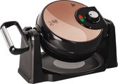 Bol.com Berlinger Haus 9451 - Roterende Wafelmaker / wafelijzer - 180º rotatie - non stick coating - rose gold aanbieding