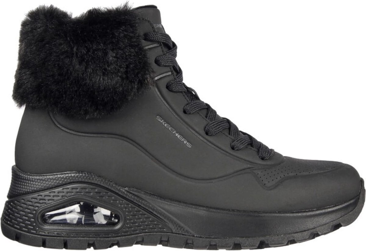 Skechers Uno Rugged Dames Sneakers 167274-bbk - Kleur Zwart