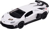 Lamborghini Aventador SVJ (Wit) (10 cm) 1/43 Absolute Motors Supercars {Modelauto - Schaalmodel - Miniatuurauto - Speelgoed}