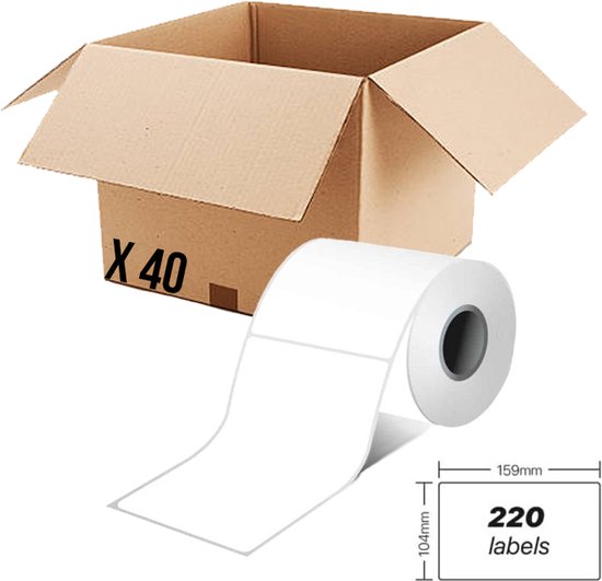 LEYF Etiquettes Pour étiqueteuses Dymo 4XL - S0904980 - 104mm X 159mm - Foto 7