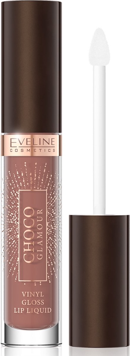 Choco Glamour vloeibare lippenstift met glossy lips effect 01 4,5ml