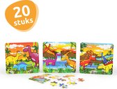 Isa's Friends® - Cadeaux à distribuer Puzzles Dino - 20 pièces - Treat