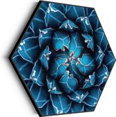 Akoestisch Schilderij Kleurrijke bloem 1 Hexagon Basic XL (140 X 121 CM) - Akoestisch paneel - Akoestische Panelen - Akoestische wanddecoratie - Akoestisch wandpaneel