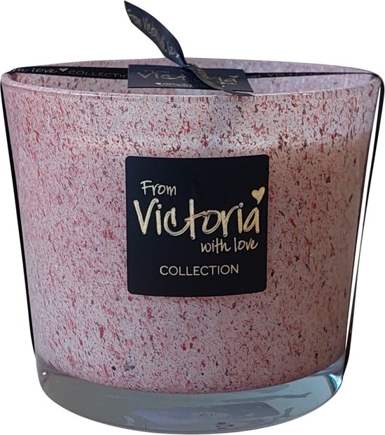 Bougie Victoria avec amour - Granit - Pink - taille M
