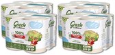 Grazie Natural Fiberpack - 2-laags Recycled Toiletpapier - 4 x 8 rollen - Bleekvrij - Zacht WC-Papier - Milieuvriendelijk - Ecolabel