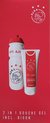 Ajax Bidon fles 750ml en met Hair and body douchegel 200ml in geschenkverpakking - Ajax cadeauverpakking met drinkfles en douche gel