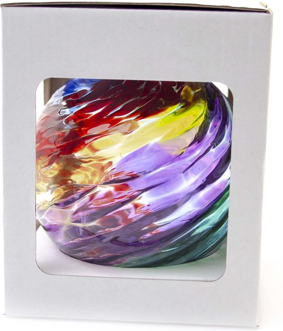 Glazen Bal Multicolor Tuinobject Kerstballen Kerst versiering