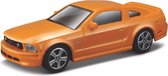 Ford Mustang GT (Oranje) (10 cm) 1/43 Bburago {Modelauto - Schaalmodel - Miniatuurauto - Speelgoed}
