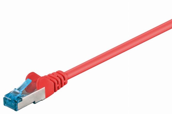 Câble réseau Goobay S / FTP rouge - CAT6a - 2 mètres