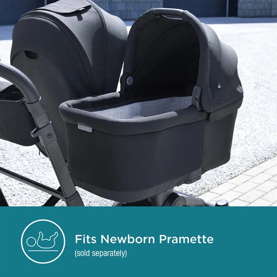 Contours Element ® multifunctioneel kinderwagen met 1x zitje en shopping bag - tweelingwagen - duowagen- met boodschappenmand van Merkloos — afbeelding 5