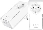STRONG - Powerline 2000 Kit - Duo Powerline Uitgangen - Powerline Kit - 2000 Mbps - Elke Box/Router Compatibel - 1 Ethernetpoort + Gefilterde Uitgang - Snelle Installatie - Overal Breedband Internet Toegang - Wit - 4 jaar garantie