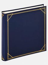 Lot de 2 albums photo traditionnels Jumbo 100 pages pour 500 photos 10x15 - Bleu
