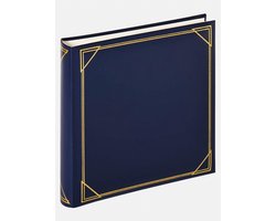 Walther MX-200-L Standard - Classic album - Formaat 30 x 30 cm - 100 witte pagina's - Blauw