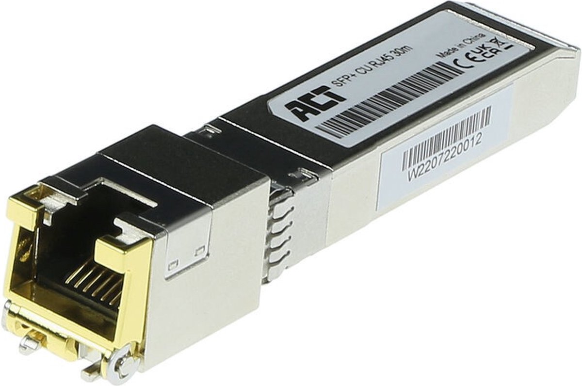 ACT TR0006 SFP+ 10Gbase koper RJ45 coded for Open Platform