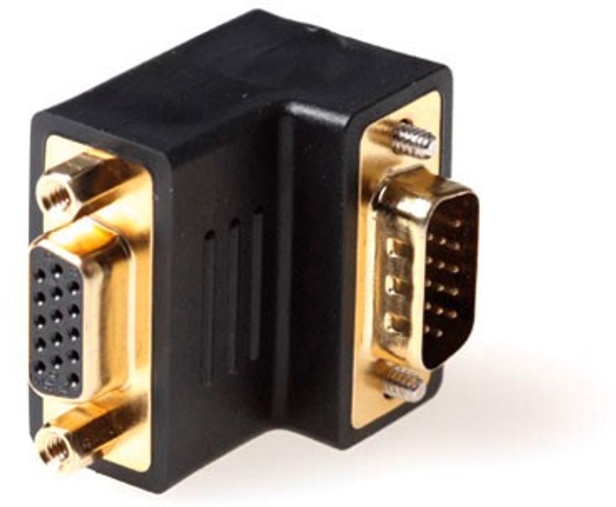 ACT Haakse adapter VGA male naar female AB9066