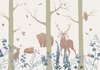 Fotobehang - Forest Animals 400x280cm - Vliesbehang