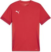 PUMA teamGOAL Matchday Jersey jr Maillot de sport unisexe - Rouge PUMA - Wit PUMA - Rouge Fast - Taille 152