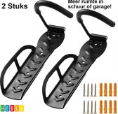 *** 2x Fiets Ophangsysteem Ophangbeugel en Muurbeugel voor Fiets - van Heble® ***