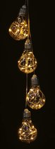 Fiestas Guirca - Lampes à ampoule LED blanc chaud - 4 pièces