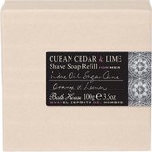 Bath House Scheerzeep (refill) Cuban Cedar & Lime